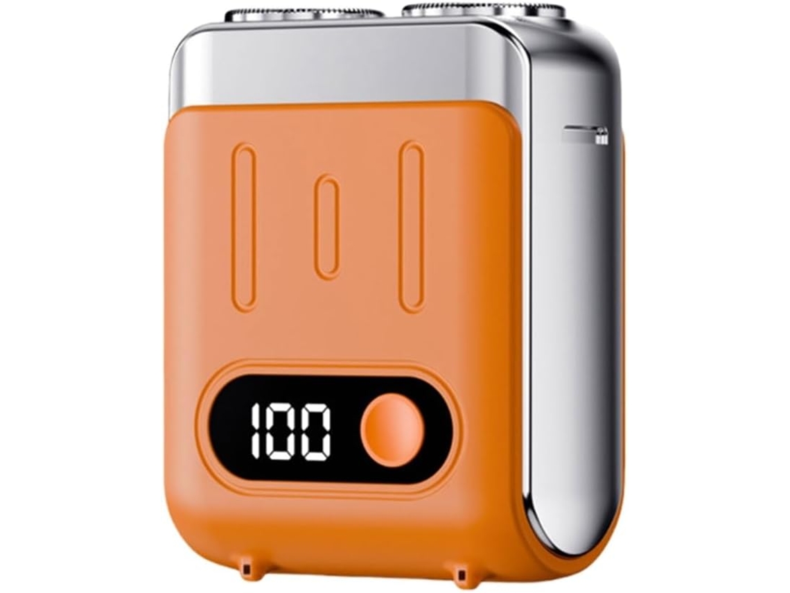 Afeitadora Eléctrica Portátil De Viaje Con Pantalla Digital, Para Barba, Herramienta De Afeitado, Ideal Para Viajes.