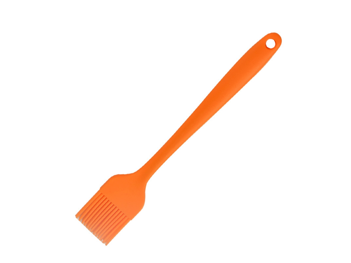 (naranja) Cepillo De Aceite De Silicona, Cepillo Multifuncional Para Hornear, Cepillo De Aceite Para Uso Doméstico.
