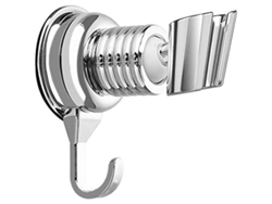 2026-soporte Para Regadera Con Ventosa, Giratorio 360°, Ajustable, Sin Taladrar, Para Baño (plata)