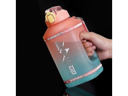Botella De Agua Deportiva De 1,5 Litro Con Pajita De Silicona Para Viajes, Vaso Deportivo Y Fitness Rosewell