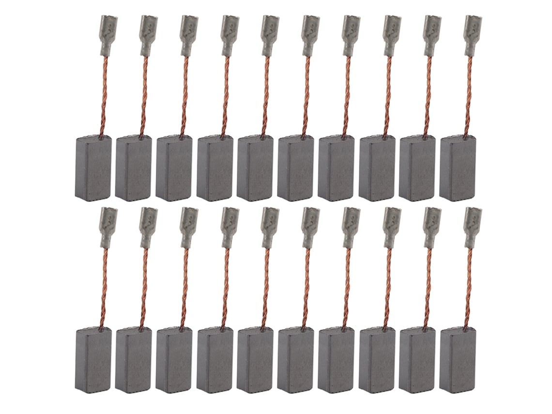 20 Peças De Escova De Carbono Condutiva Substituível Para Motor De Furadeira Elétrica 100 5*8*16mm
