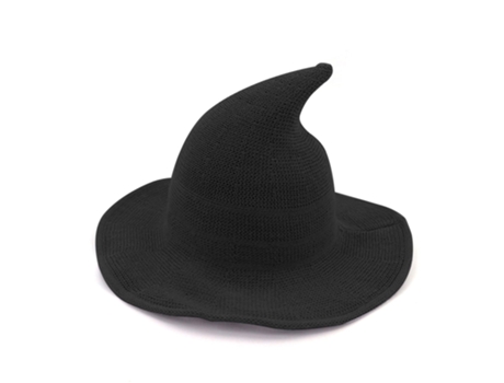 Sombrero De Bruja Para Mujer Gorro De Lana De Punto Para Fiesta De Halloween Mascarada Accesorio De Disfraz De Cosplay Y Diario ZMDECQNA