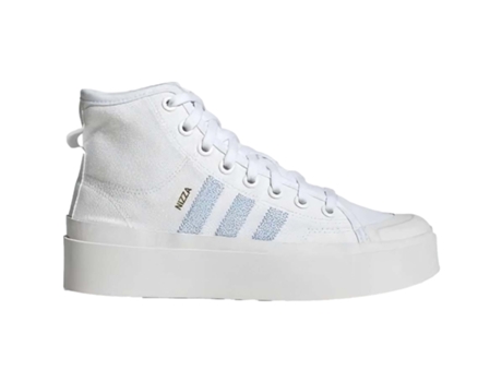 Zapatillas de Mujer ADIDAS Nizza Bonega Mid Blanco (40)