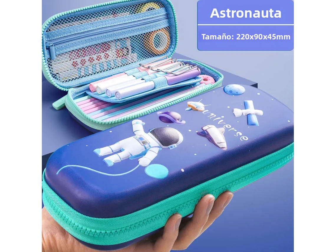 (estilo 1) Estuche Para Lápices 3d Con Dibujos Animados, De Gran Capacidad, Impermeable Y Suave, Caja De Papelería Multifuncional.