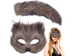 Disfraz de animal para cosplay, cola de animal para baile de máscaras, conjunto de cola de animal, Vayotoy