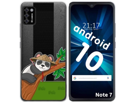 Carcasa Cubot Note 7 TUMUNDOSMARTPHONE Dibujos Transparente Multicolor