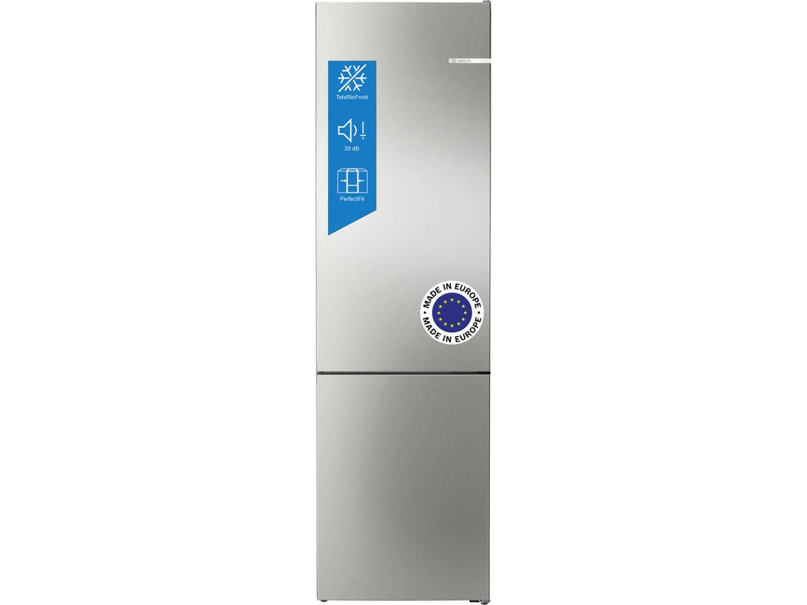 Frigorífico Combi BOSCH KGN39VIEB (No Frost - 203 cm - 368 L - Inox)