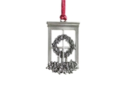 KOFIHETY Pendiente de Árbol de Navidad en Metal Pewter, Decoración Colgante DIY para Árbol de Navidad, Hogar y Fiesta