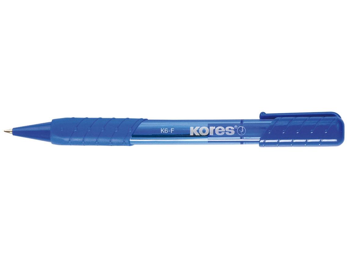 Bolígrafo Retráctil KORES K-Pen K6 Azul M