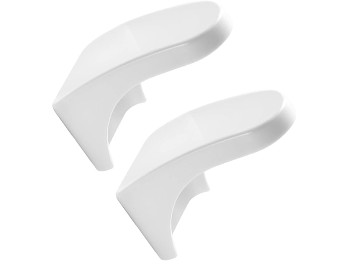 Jabonera de baño de pared, juego de 2 unidades, compacta, fabricada en ABS resistente a la corrosión.
