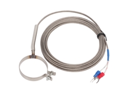 Sonda Termopar Tipo K Con Cable De Acero Inoxidable, Rango De 0 A 400 °c, Alta Sensibilidad Para Control De Temperatura Industrial.