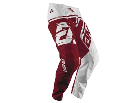 Pantalones Unisex ANSWER Protección Bicicleta Montaña Racing Rojo (32)