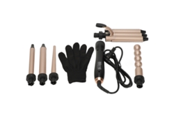 Vlrla-5 In 1 Triple Barrel Curling Iron Conjunto Com Glove