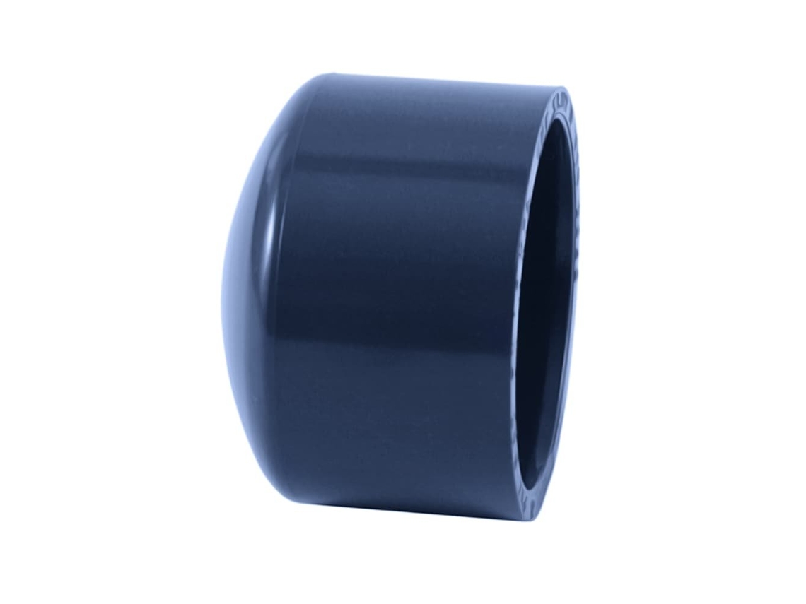 Tapa en U de PVC de 63 mm con manguito de encolado PN16, conexión Cepex ...