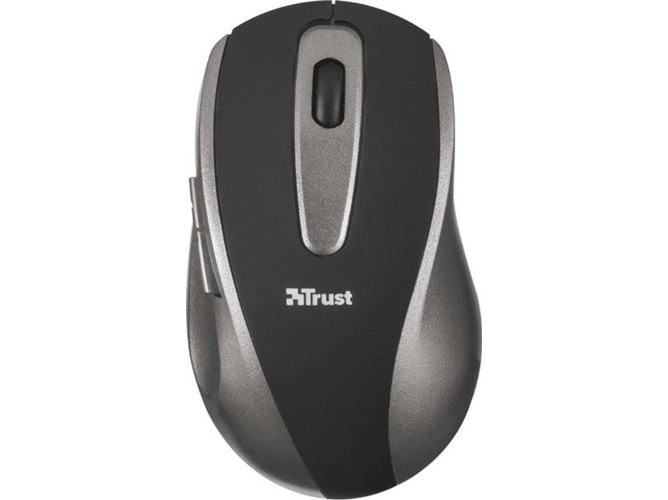 Ratón TRUST 16536 (Inalámbrico - Óptico - 1000 dpi - Negro)