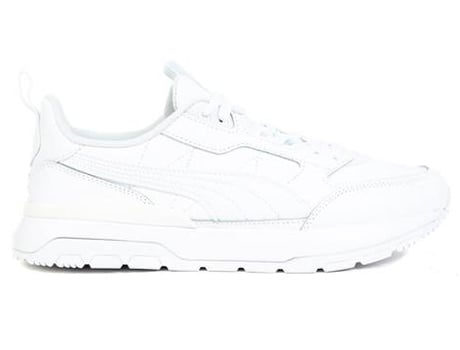 Zapatillas Deportivas PUMA R78 Trek Lth Hombre (Blanco -Material Sintético, Cuero Natural -41)