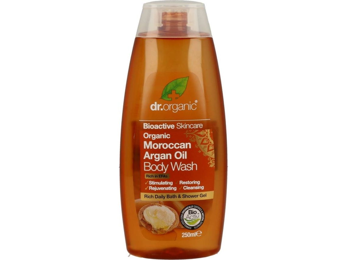 Gel de Baño DR. ORGANIC Aceite de Argán Marroquina Ecológico (250 ml)