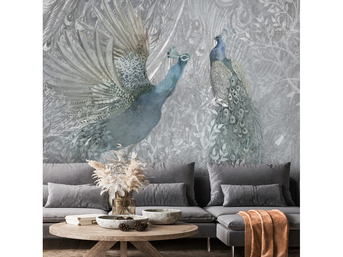 Papel de Pared ARTGEIST Peacocks Dancing - Second Variant (450x315)