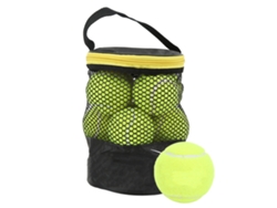 12 Pelotas De Tenis De Cachemira Y Caucho De Alta Resistencia Para Equipamiento De Entrenamiento Escolar/club.