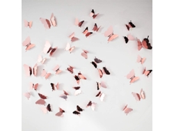 48 Pegatinas De Mariposas 3d Para Pared, Ideales Para Decorar Espejos, El Hogar Y La Habitación Infantil.