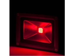 Proyector Led 10w 850lm Ip65 Brico Rojo 40.000h