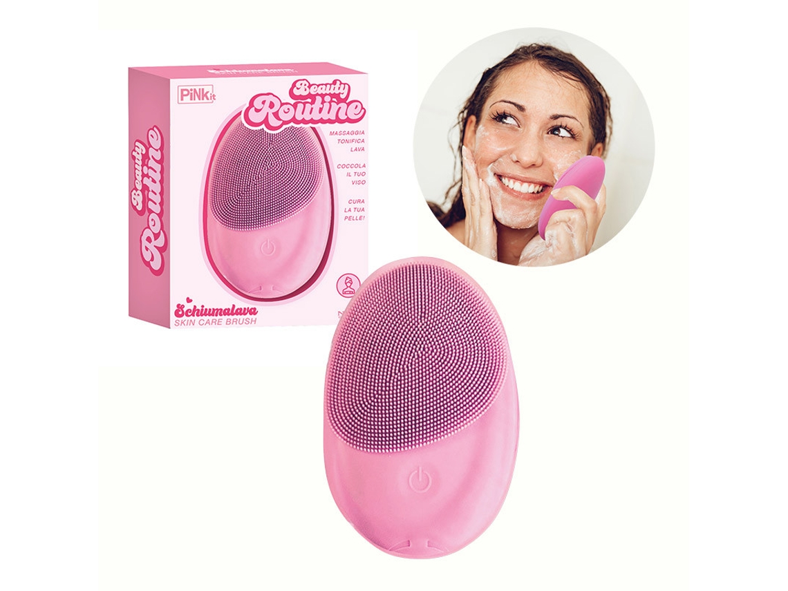 Masajeador de rutina de belleza y limpiador facial agradable