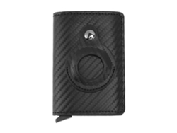 Cartera Para Tarjetas Con Clip Antiarañazos Y Antipérdida, De Aleación De Aluminio Y Poliuretano, Para Hombres Y Mujeres.