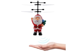 Juguete Volador De Papá Noel, Avión Cartoony, Helicóptero Por Sensor, Juguete De Inducción Para Niños