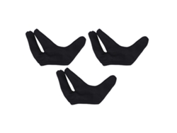 Vlrla-3unidades Heat Resistant Three Finger Cabelo Salão Gloves