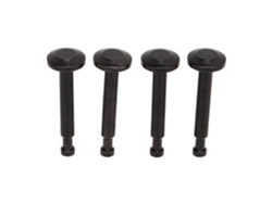 Kit de pasadores de amortiguador de acero 2026, ajuste firme para coche RC, Arrma, 1/7 1/8, negro, 4 piezas