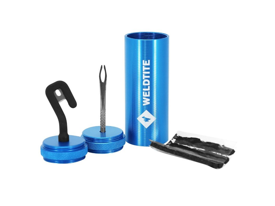 Kit de reparación para neumáticos tubeless de bicicleta de montaña desde el exterior en box WELDTITE