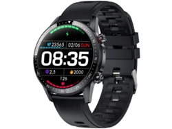 Reloj inteligente para hombre, resistente al agua IP68, con podómetro y cardio, Bestvite (negro)