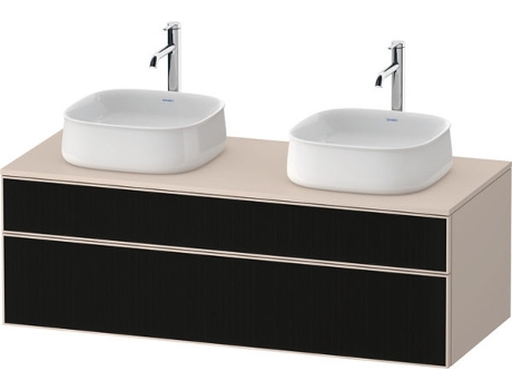 DURAVIT Zencha mueble bajo lavabo 1300x550mm 1 extraíble 1 cajón 2 huecos ZE4823B