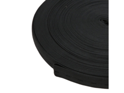 Banda Elástica Tejida De 2 Cm, 30 Yardas Para Coser Ropa, Pelucas, Bricolaje, Color Negro.