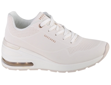 Zapatos SKECHERS Mujer (Cuero Sintético - Blanco - 36)