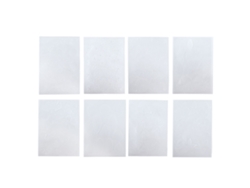 8 Láminas De Papel Termorretráctil Bops Transparente De Doble Cara Para Manualidades Infantiles Y Llaveros Diy.