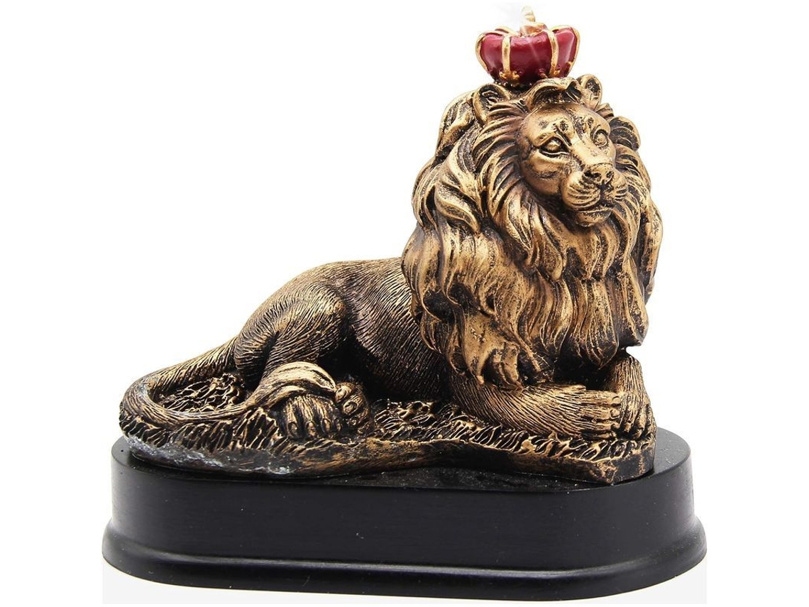 2026-figura De Rey León, Decoración De Oficina Y Hogar, Estilo Nórdico, Resina De Moldeo Frío