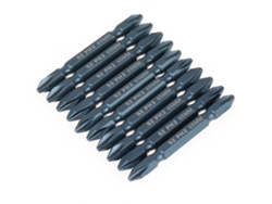Conjunto 10 Bits De Parafusadeira De Aço S2 Com Cabeça Cruzada Dupla 1/4 Polegada 65mm Ph2