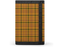 Cartera Compacta Poliéster Con Cremallera Para Hombre Diseño Estampado