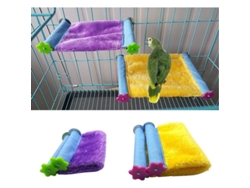 Cama Hamaca Colchón De Fibra De Cachemir Para Aves Pericos Canarios Hamsters Ardillas Chinchillas Jaula Suave