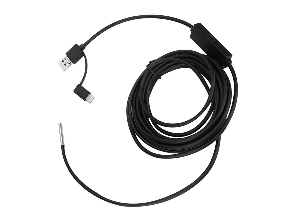 Lente De Plástico 3 En 1 Para Teléfono Con Puerto Tipo C, 3,9 Mm, Alta Definición (cable De 5 M)