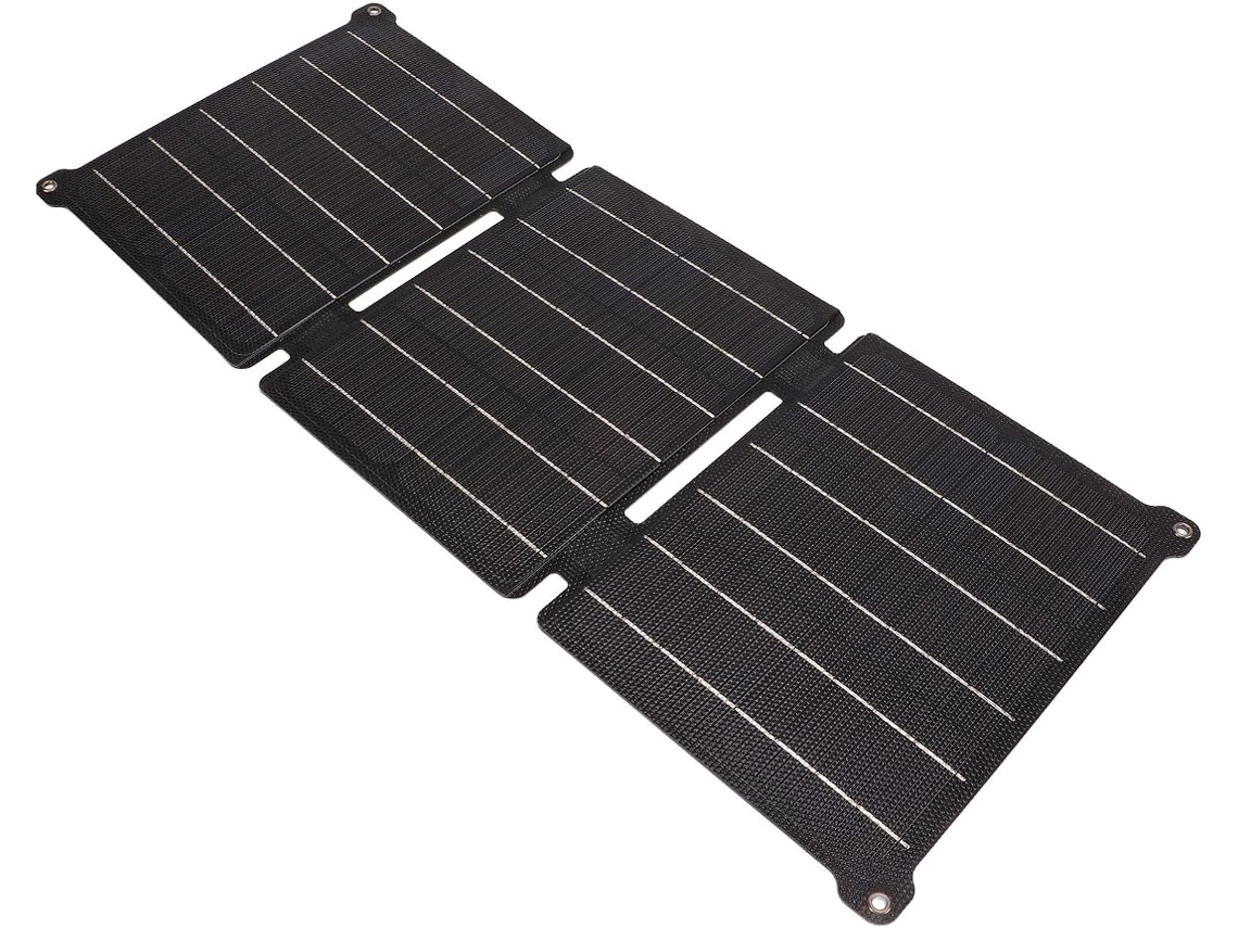 Panel Solar Portátil Plegable De Alta Eficiencia De 21 W Para Teléfonos Y