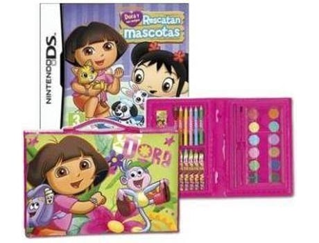 Juego Nintendo DS Dora y sus Amigos Rescatan Mascotas + Maletín