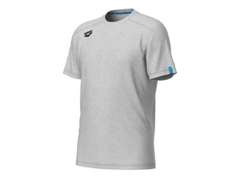 Camiseta Unisex para Natación ARENA Team Solid Gris (XS)