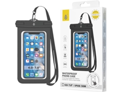 Bolsa Impermeable ONE PLUS para Alcatel 1B 2020 (Negro)