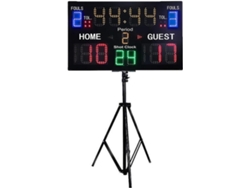 Reloj Digital Led Extragrande Inalámbrico Para Baloncesto Y Tenis Con Marcador