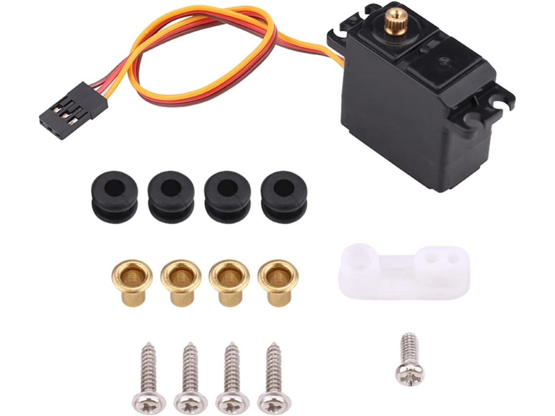 Servo Con Tornillo, Servo Para Coche Rc De 2,2 Kg, Engranaje Metálico, Accesorio Impermeable Para Control Remoto.