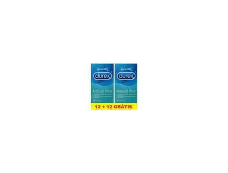 Preservativos Durex Natural Plus (12+12un)