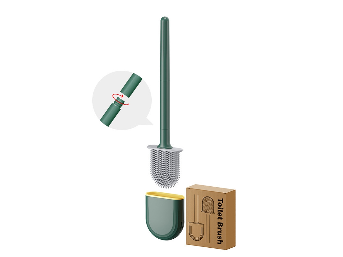 Cepillo de baño de silicona MDUG con soporte