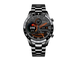 Smartwatch CHRONUS con SMS y Llamadas Presión Arterial de 1,32'' Impermeable IP67 Negro